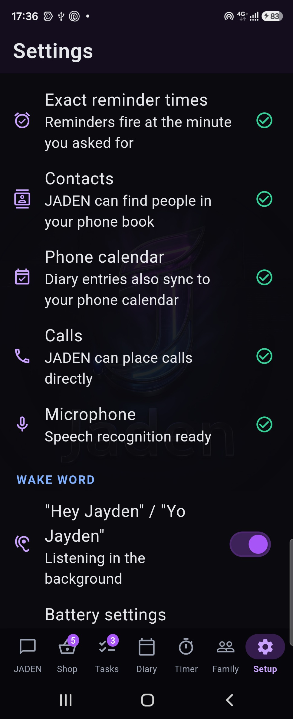Wake Word & Permissions